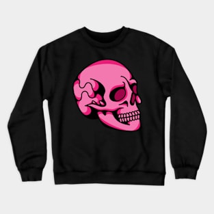 Skull pink Crewneck Sweatshirt